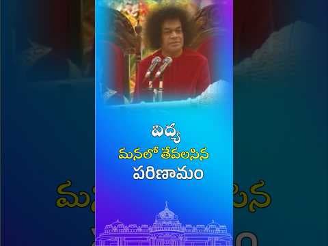 విద్య మనలో తేవలసిన పరిణామం | The evolution that education should foster in us