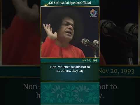 See no evil Hear no evil Talk no evil Do no evil | Sri Sathya Sai Speaks | Nov 20, 1993
