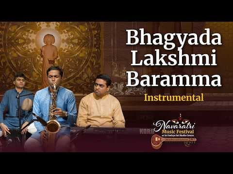 Bhagyada Lakshmi Baramma | Instrumental Song on Mother Lakshmi | Navaratri Music Festival